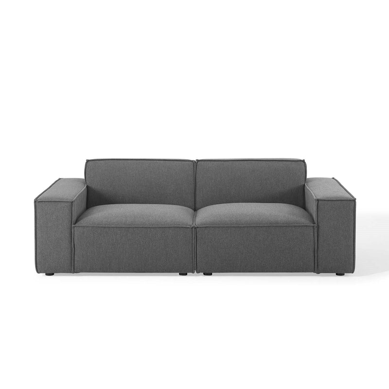 Restore 2-Piece Sectional Sofa | Polyester by Modway