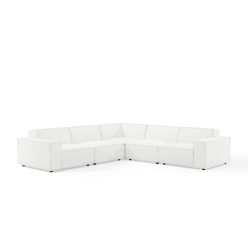 Restore 5 Piece Sectional Sofa | Polyester by Modway