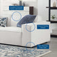 Restore 7 Piece Sectional Sofa | Polyester by Modway