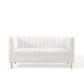 Shift Channel Tufted Performance Velvet Loveseat by Modway