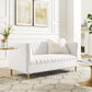 Shift Channel Tufted Performance Velvet Loveseat by Modway