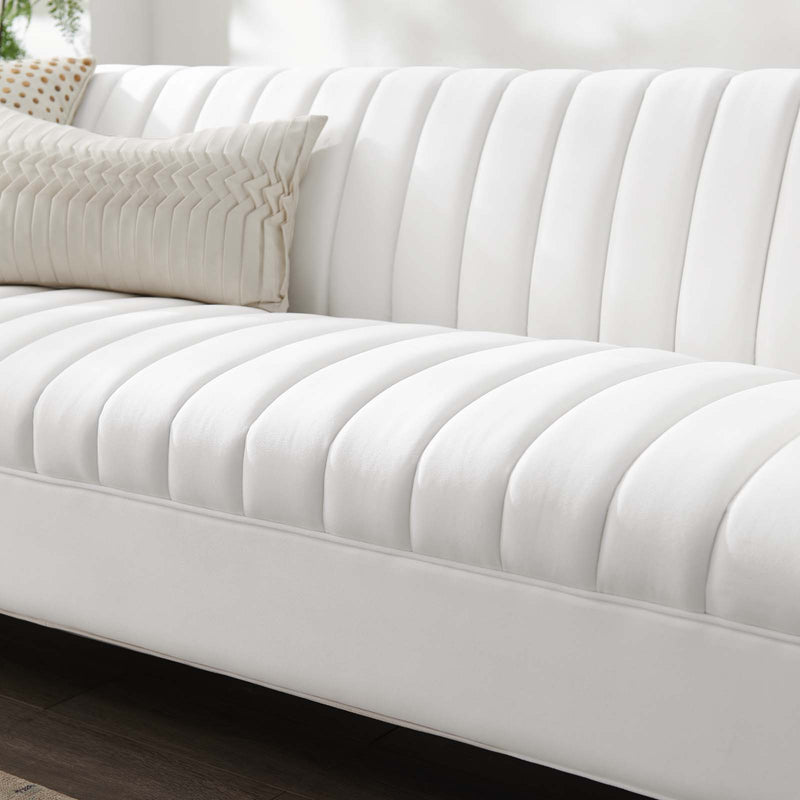 Shift Channel Tufted Performance Velvet Sofa by Modway