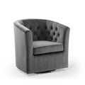 Prospect Tufted Performance Velvet Swivel Armchair by Modway