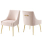 Discern Upholstered Performance Velvet Dining Chair Set of 2 by Modway