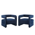 Range Tufted Performance Velvet Accent Armchair Set of 2 by Modway
