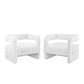 Range Tufted Performance Velvet Accent Armchair Set of 2 by Modway