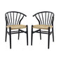 Flourish Spindle Wood Dining Side Chair Set of 2 by Modway