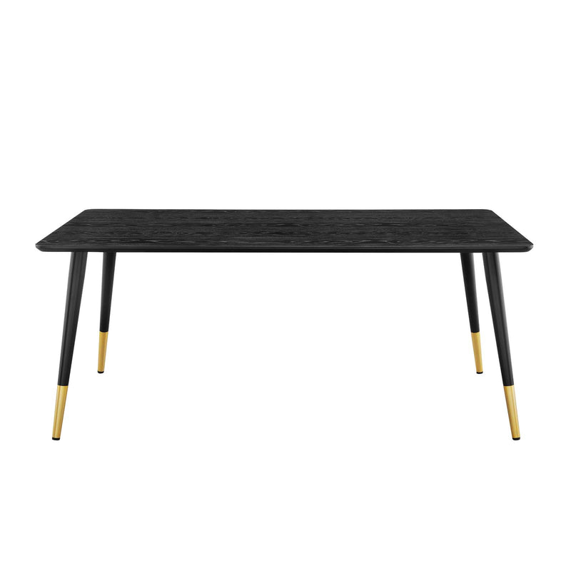 Vigor Rectangular Dining Table Black by Modway