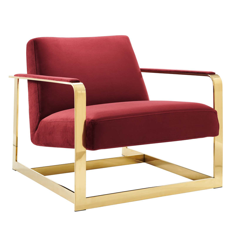 Seg Performance Velvet Accent Chair by Modway