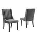 Renew Parsons Performance Velvet Dining Side Chairs - Set of 2 by Modway