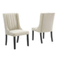 Renew Parsons Fabric Dining Side Chairs - Set of 2 by Modway