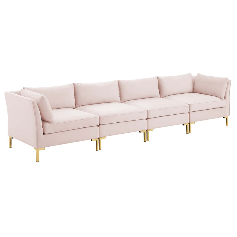 Ardent 4-Seater Performance Velvet Sofa by Modway