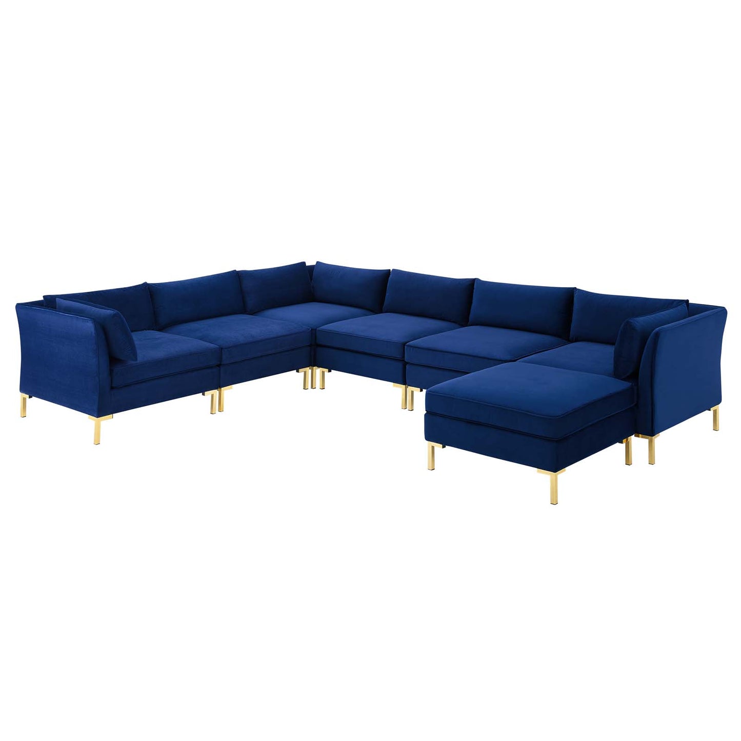 Ardent 7Piece Performance Velvet Sectional Sofa by Modway