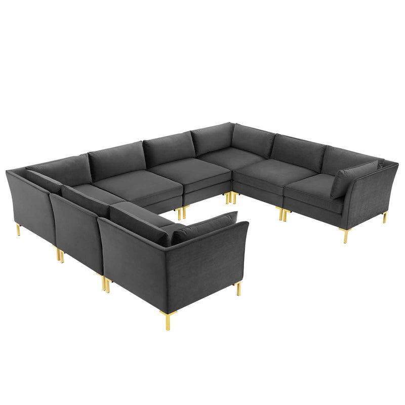 Ardent 8Piece Performance Velvet Sectional Sofa by Modway