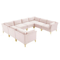 Ardent 8Piece Performance Velvet Sectional Sofa by Modway