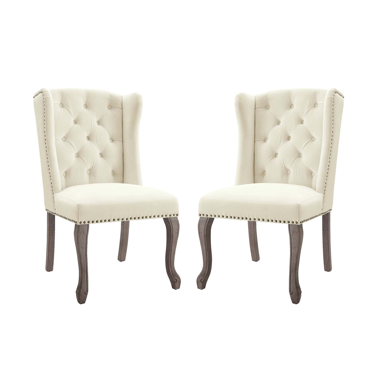 Apprise Side Chair Performance Velvet Set of 2 by Modway