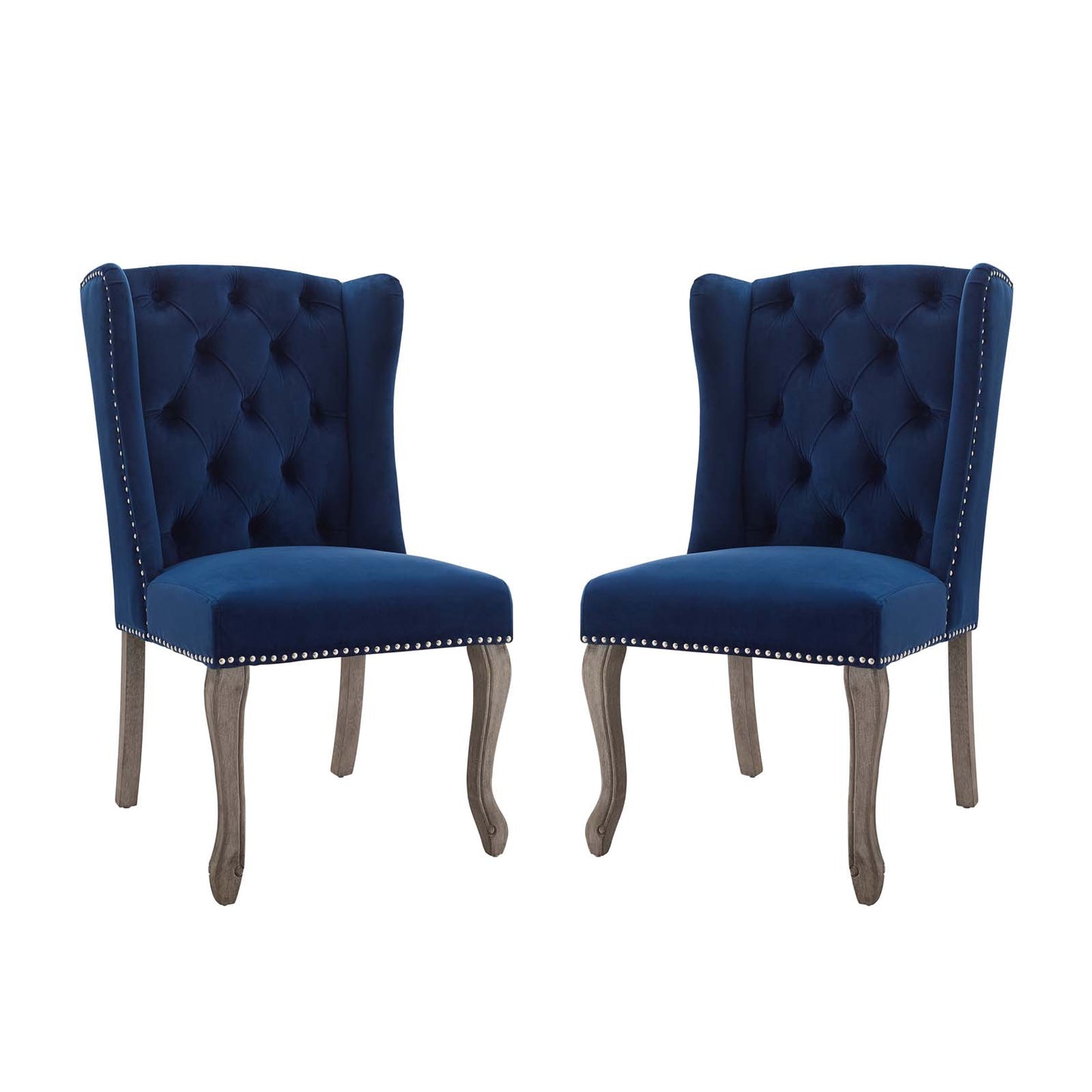 Apprise Side Chair Performance Velvet Set of 2 by Modway