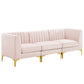 Triumph Channel Tufted Performance Velvet 3-Seater Sofa by Modway
