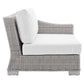 Conway Sunbrella Outdoor Patio Wicker Rattan 5-Piece Sectional Sofa Set by Modway