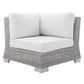 Conway Sunbrella Outdoor Patio Wicker Rattan 9-Piece Sectional Sofa Set by Modway