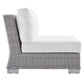 Conway Sunbrella Outdoor Patio Wicker Rattan 9-Piece Sectional Sofa Set by Modway