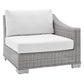 Conway Sunbrella Outdoor Patio Wicker Rattan 9-Piece Sectional Sofa Set by Modway