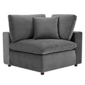 Commix Down Filled Overstuffed Performance Velvet Corner Chair by Modway