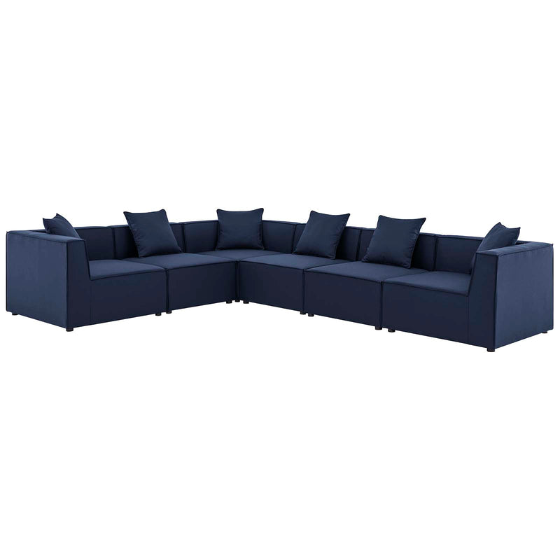 Saybrook Outdoor Patio Upholstered 6-Piece Sectional Sofa by Modway
