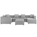 Saybrook Outdoor Patio Upholstered 7-Piece Sectional Sofa by Modway