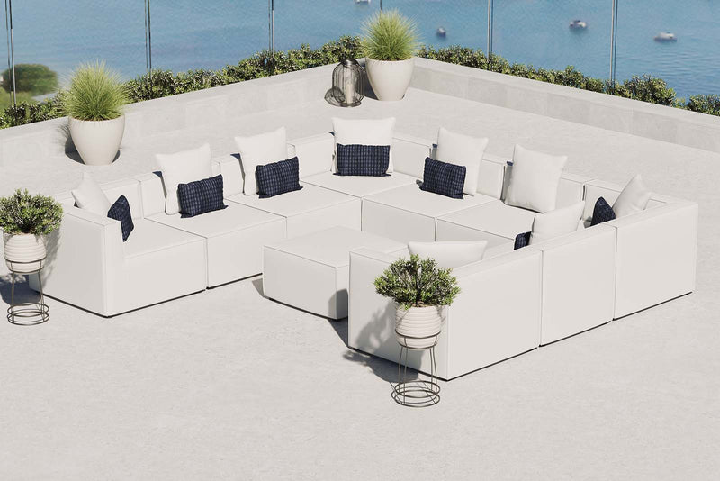 Saybrook Outdoor Patio Upholstered 10-Piece Sectional Sofa by Modway