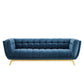 Bestow Crushed Performance Velvet Sofa | Polyester by Modway