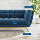 Bestow Crushed Performance Velvet Sofa | Polyester by Modway