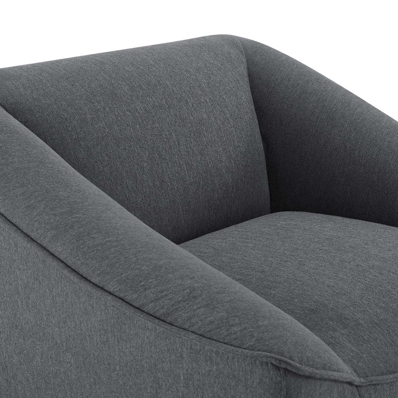 Comprise Armchair Charcoal | Polyester by Modway
