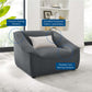 Comprise Armchair Charcoal | Polyester by Modway