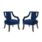 Harken Accent Chair Performance Velvet Set of 2 by Modway