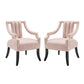 Harken Accent Chair Performance Velvet Set of 2 by Modway