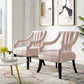 Harken Accent Chair Performance Velvet Set of 2 by Modway
