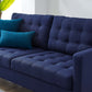 Exalt Tufted Fabric Sofa | Polyester by Modway
