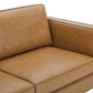 Kaiya Vegan Leather Sofa Tan by Modway