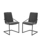 Pitch Dining Armchair Upholstered Fabric Set of 2 by Modway