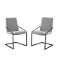 Pitch Dining Armchair Upholstered Fabric Set of 2 by Modway