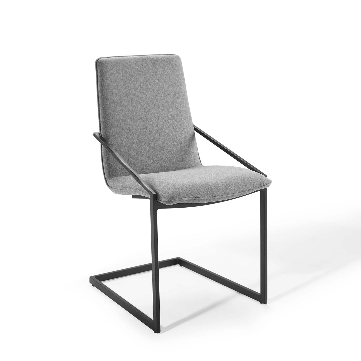 Pitch Dining Armchair Upholstered Fabric Set of 2 by Modway