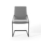 Pitch Dining Armchair Upholstered Fabric Set of 2 by Modway