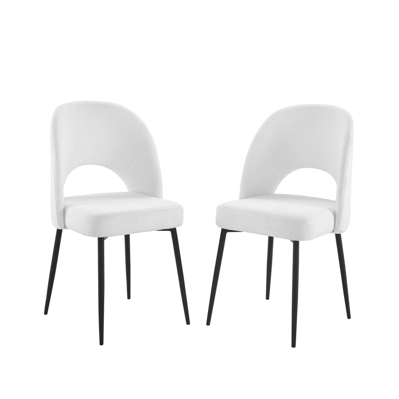 Rouse Dining Side Chair Upholstered Fabric Set of 2 by Modway