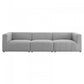 Bartlett Upholstered Fabric 3-Piece Sofa | Polyester by Modway