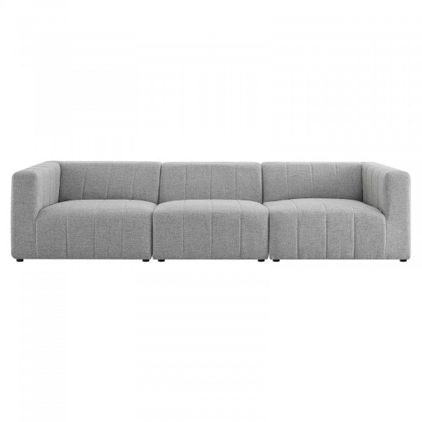 Bartlett Upholstered Fabric 3-Piece Sofa | Polyester by Modway