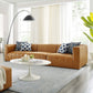 Bartlett Vegan Leather 3Piece Sofa Tan by Modway