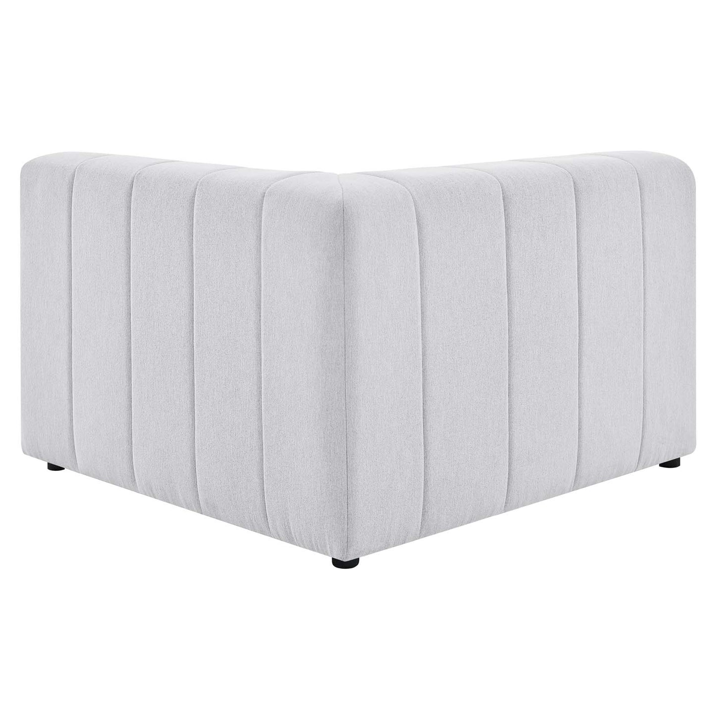 Bartlett Upholstered Fabric 4-Piece Sectional Sofa Ivory | Polyester by Modway