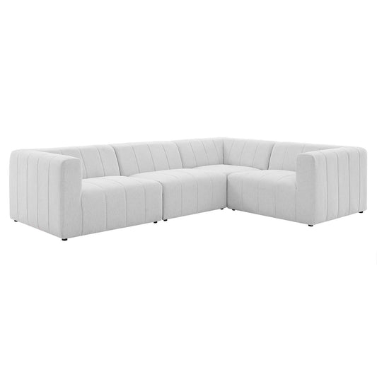 Bartlett Upholstered Fabric 4-Piece Sectional Sofa | Polyester by Modway