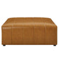 Bartlett Vegan Leather 5Piece Sectional Sofa Tan by Modway